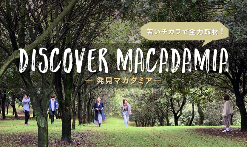 若いチカラで全力取材！Discover Macadamia ― 発見マカダミア